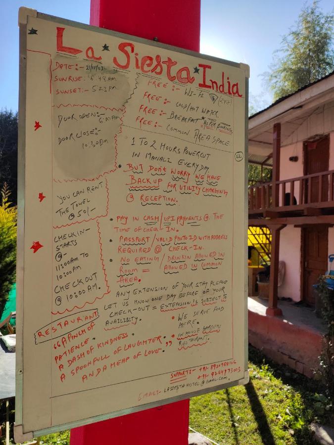 Хостел La Siesta India Manali Экстерьер фото
